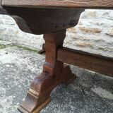 Solid oak farmhouse table