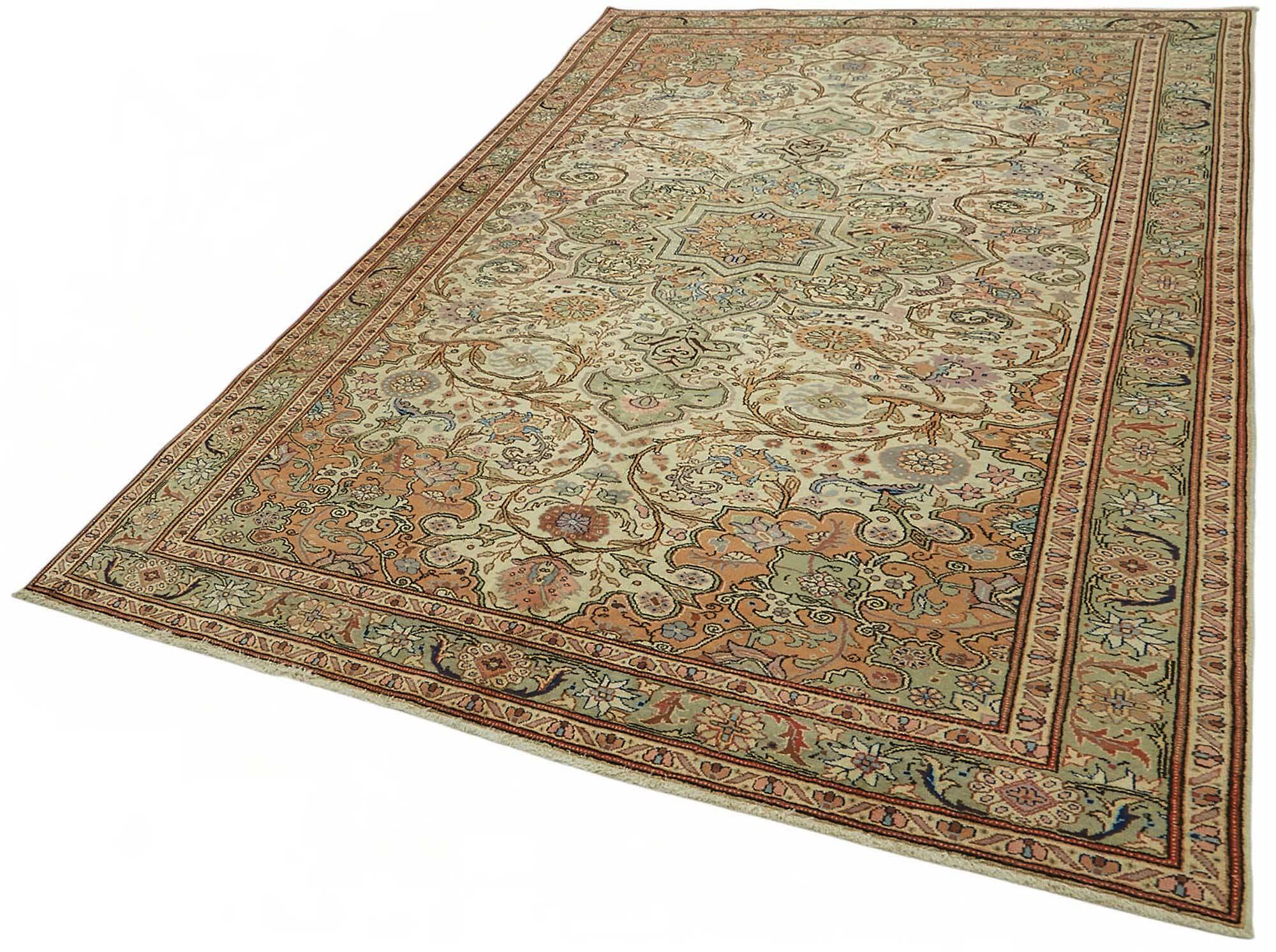 Turkish Wool Vintage Kayseri Rug 197 cm x 288 cm