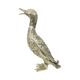 Silver-colored Duck Statue Sculpture Mauro Manetti Style 1970s