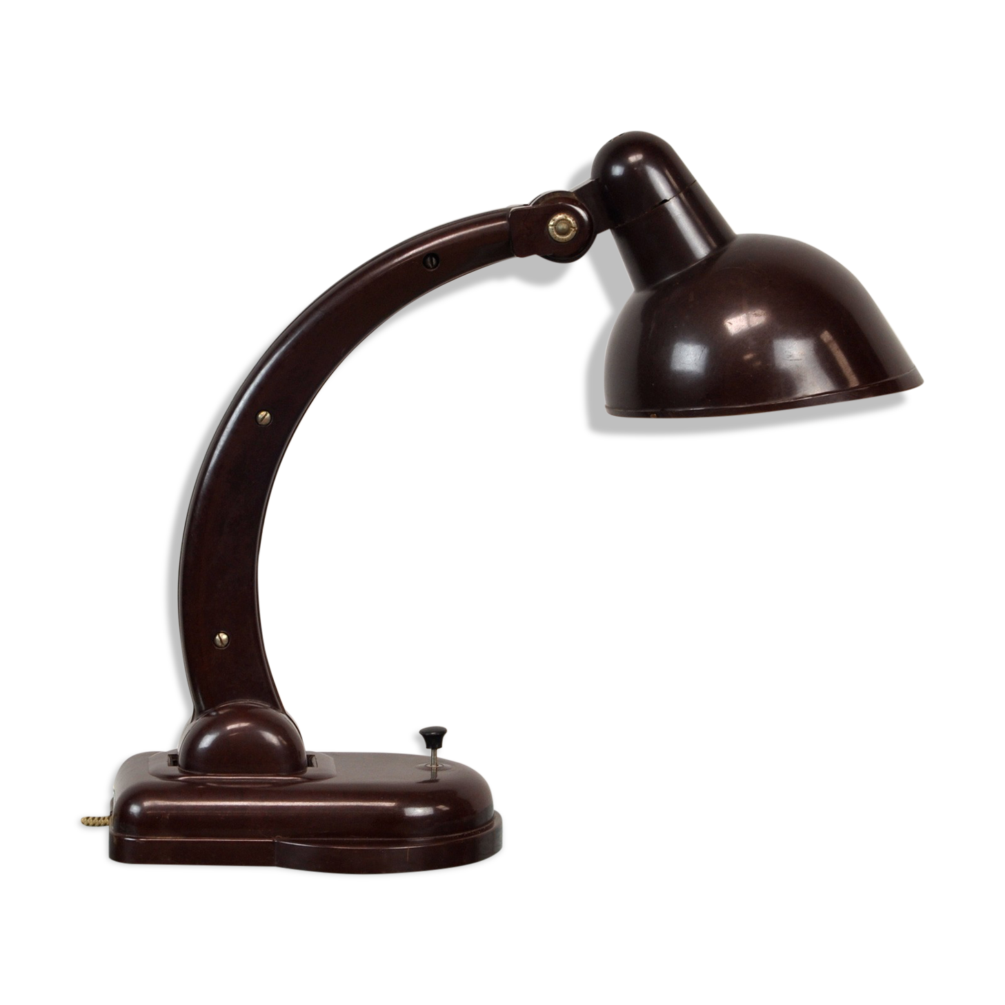 Bakelite Table Lamp By Christian Dell For Heinrich Römmler, 1930s