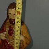 Ancient statue of the Sacred Heart