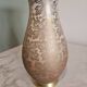 Porcelain vase with golden floral decoration by Johann Seltmann