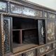 Cabinet Indochine Vietnam en bois exotique marqueterie de nacre