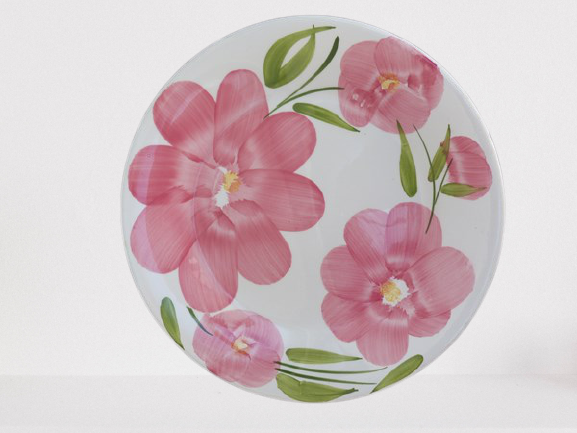 Flower plates1980 ceramic San Marciano