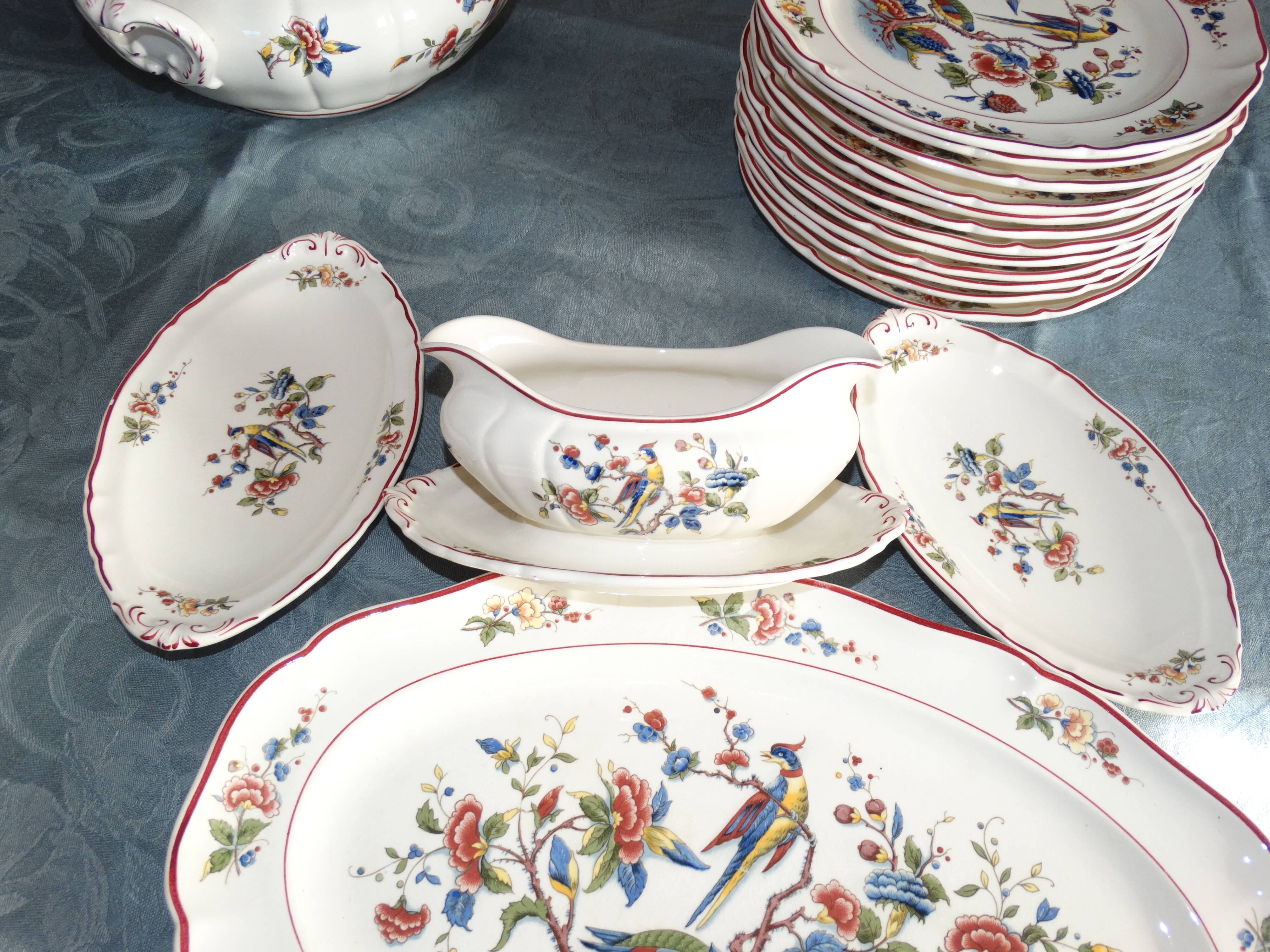 Villeroy & boch tableware, 1950s, phoenix model.