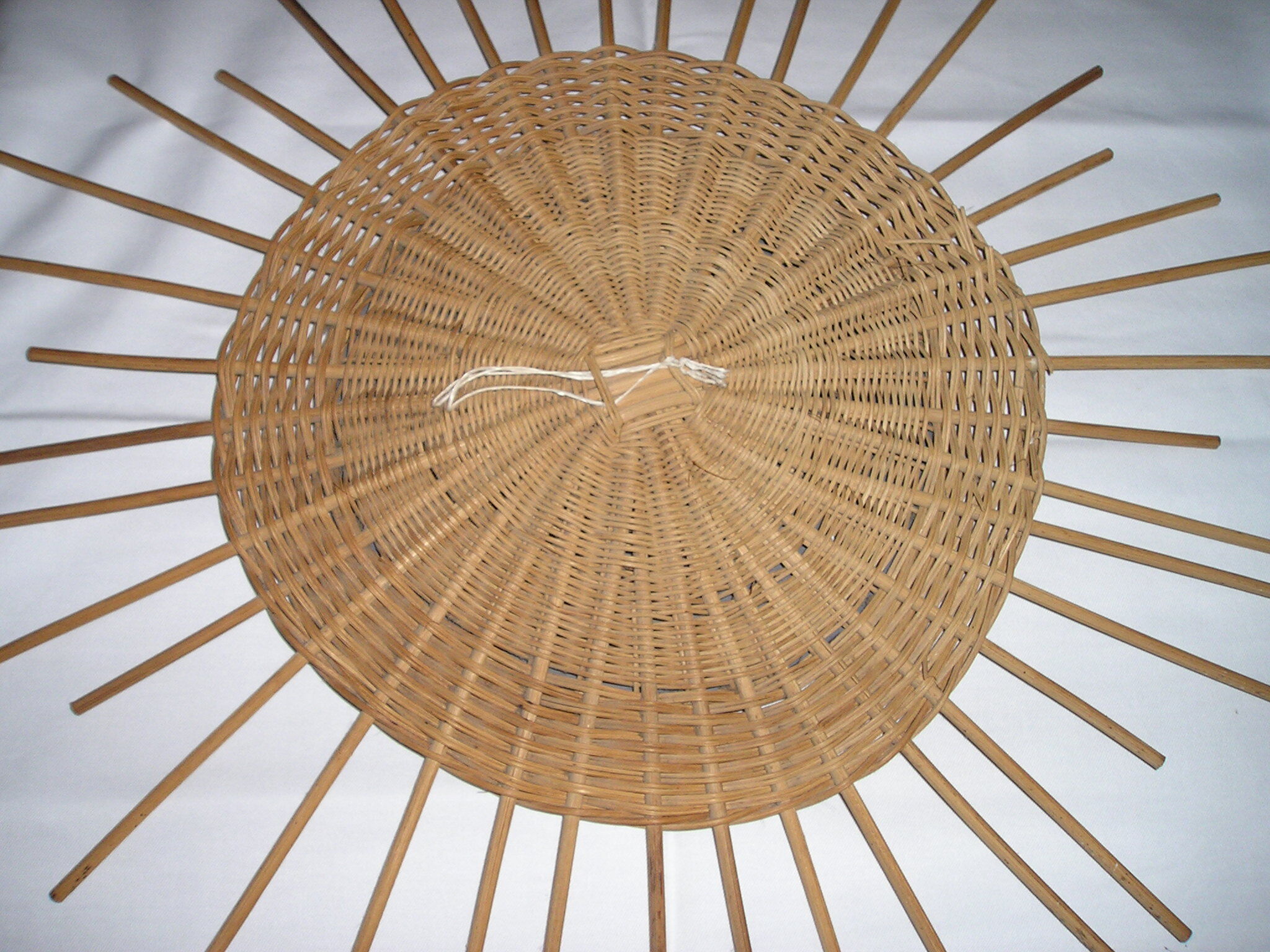 Mirror Sun 70s Wicker 65cm