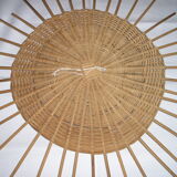 Mirror Sun 70s Wicker 65cm