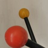 Vintage coat rack 50s balls