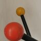 Vintage coat rack 50s balls