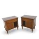 Pair of Italian bedside tables from the mid-20th century.