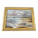 Tableau paysage maritime avec barque, signé Stauzin