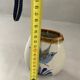 Mexican handcrafted ceramic vase signed bird flower