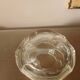 Vintage 70's faceted crystal ashtray