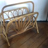 Magazine rack Wicker bamboo
