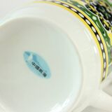 Set of 4 mugs in porcelain, Czechoslovakia 1960s