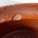Glazed terracotta casserole