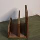 Wooden mail holder