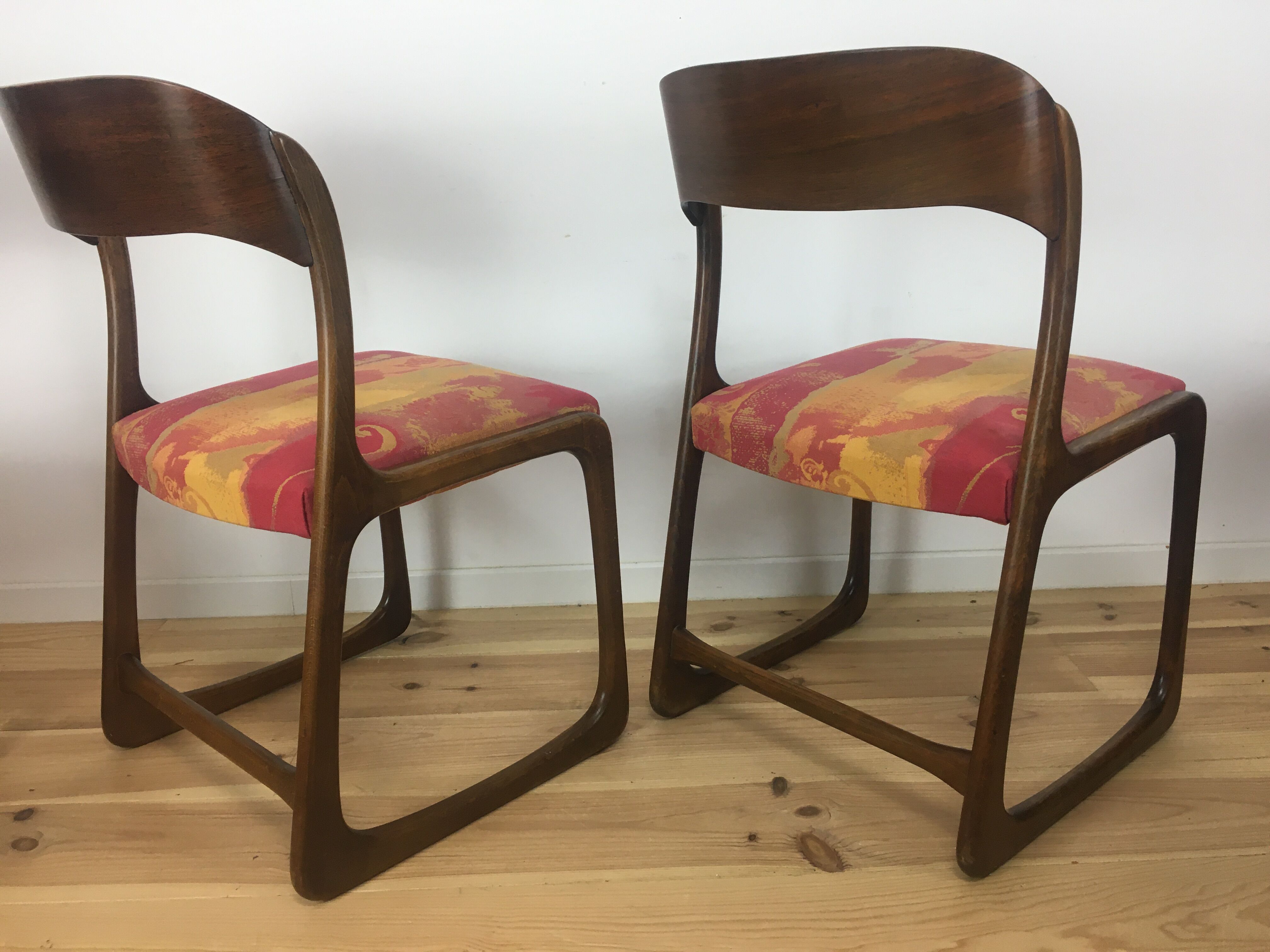 6 Baumann chairs sled rosewood
