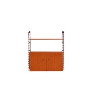 Système mural modulaire vintage par Musterring – unité murale compacte