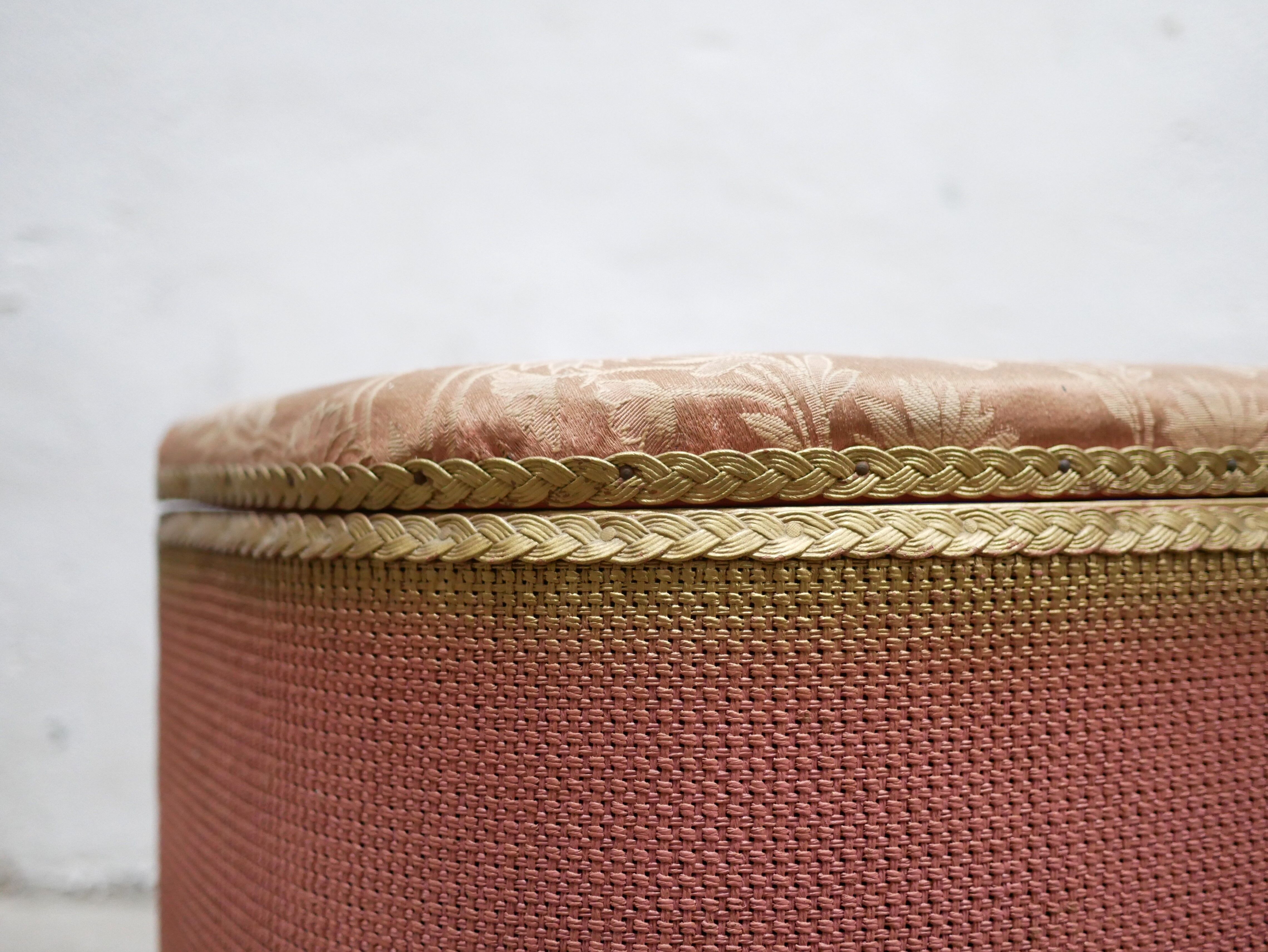 Vintage wooden bench chest