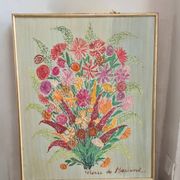 Huile sur toile de jute et chassis