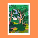Chemin des Calanques - Art print (A3)