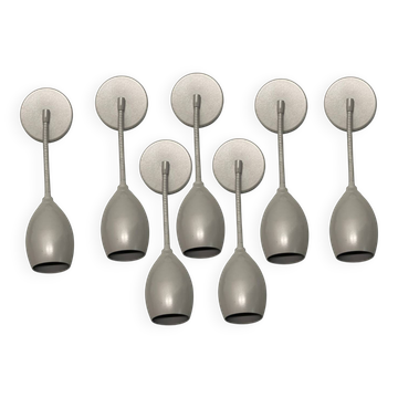 Set of 7 Zonca Adjustable Metal Wall lights