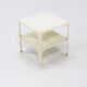 Lot de 2 tables empilables Demetrio 45 par Vico Magistretti pour Artemide 1960