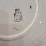 Set of porcelain plates from Moselle earthenware factory