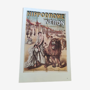 Vintage two-sided circus poster