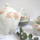 Service à café/thé vintage motif floral
