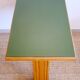 Bistro table and its two 1950s chairs