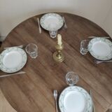 Wooden round table