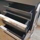 Vintage Bauhaus style metal sideboard from the 1970s