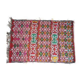 Tapis berbère coloré laine du moyen atlas (tapis zayan)