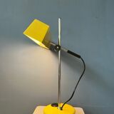 Lampe de bureau fluorescente vintage jaune