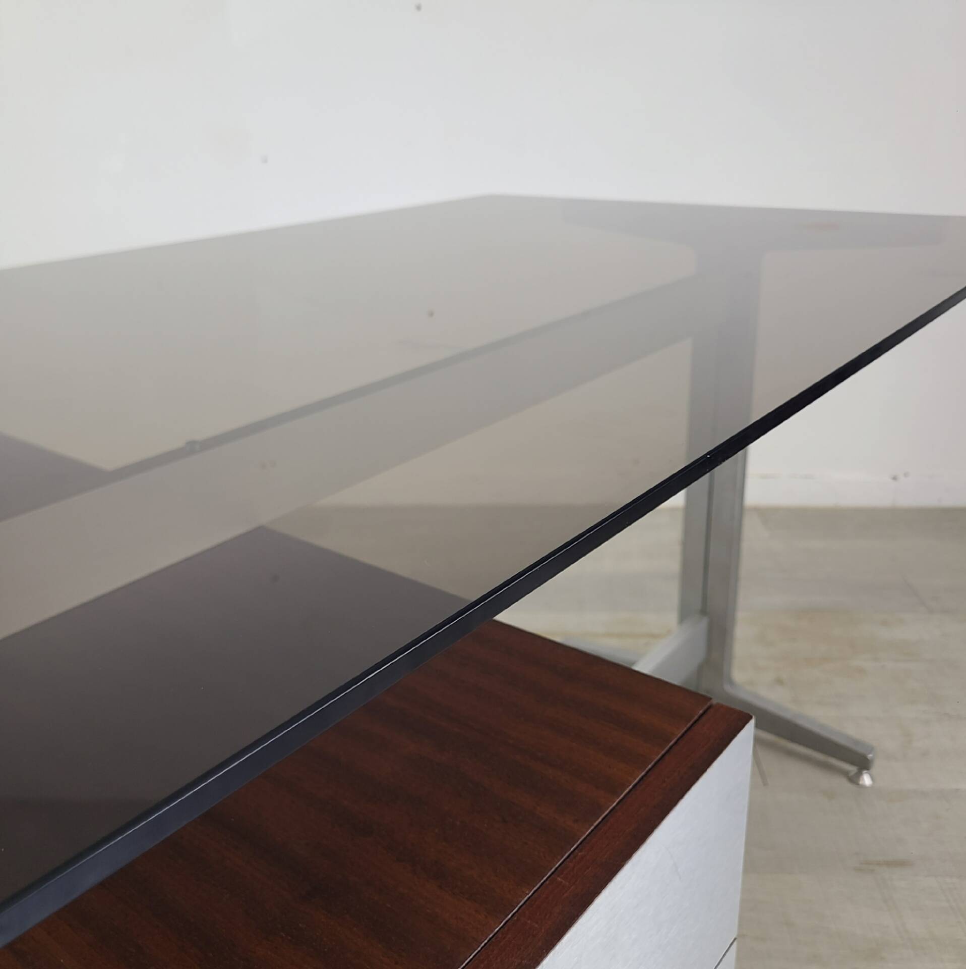 Modernist vintage desk Étienne Fermigier 1970s
