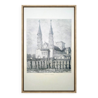 Imprimée en 1906, l'Abbaye de Jumièges.