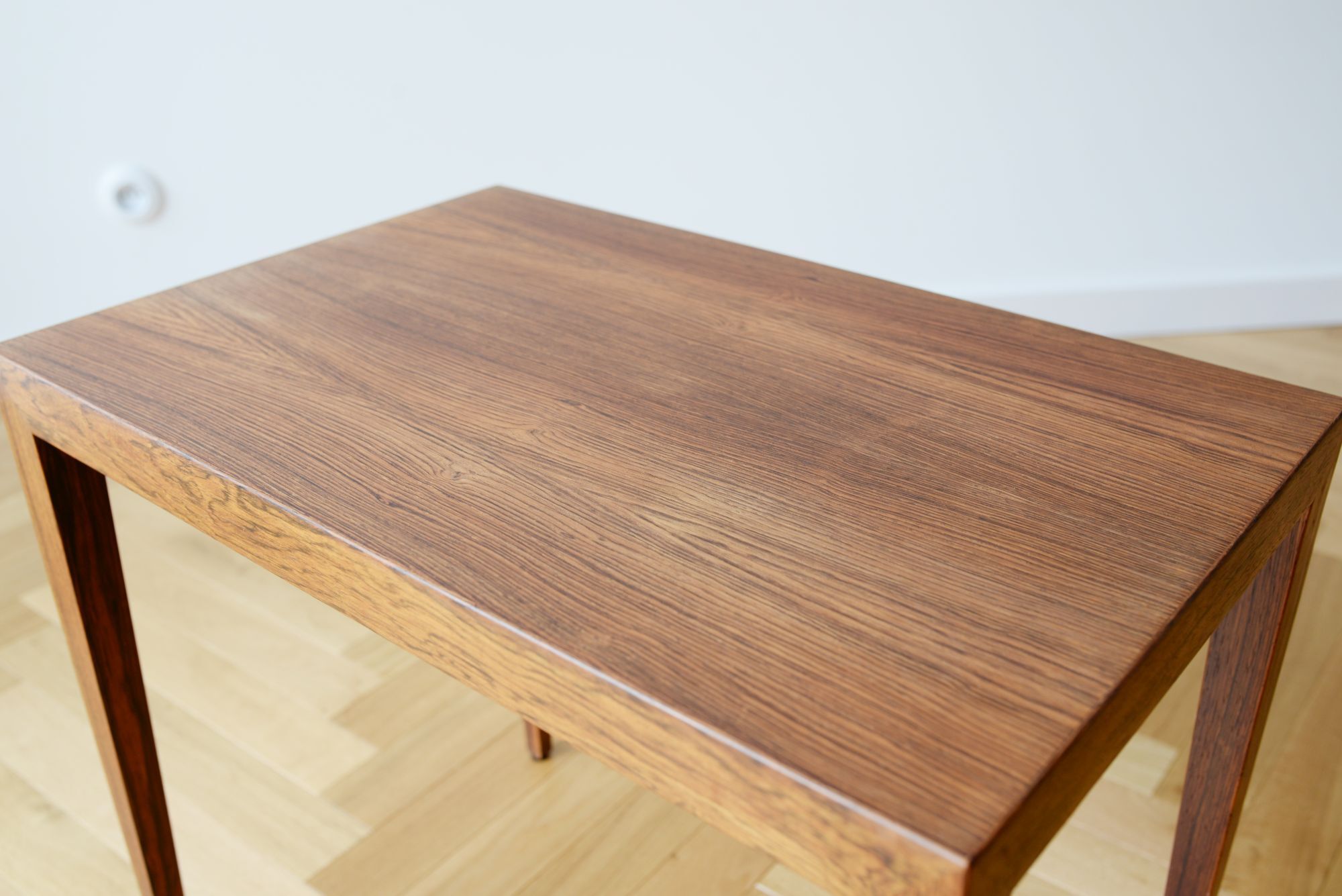 Minimalist rosewood table, Denmark 1960s-70s