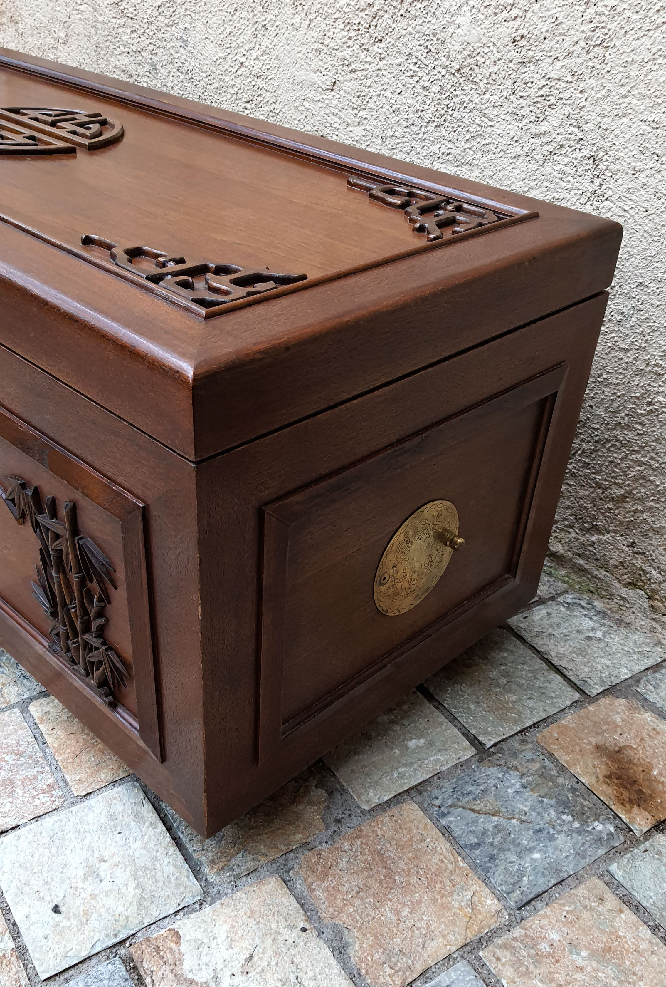 Large trunk trunk China XXeme 122cm