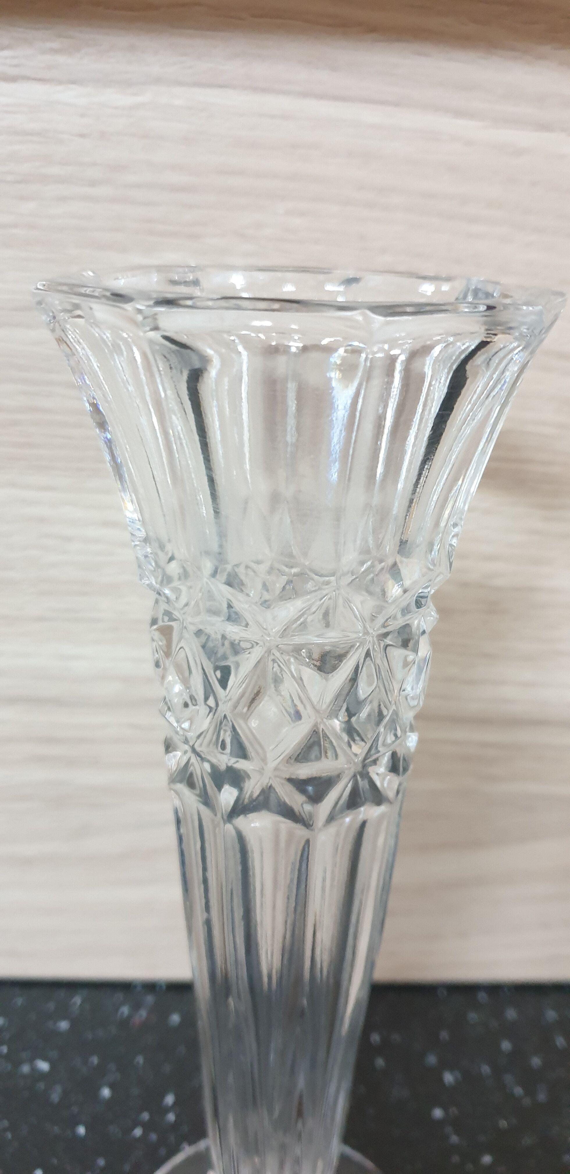 Ancient carved crystal vase