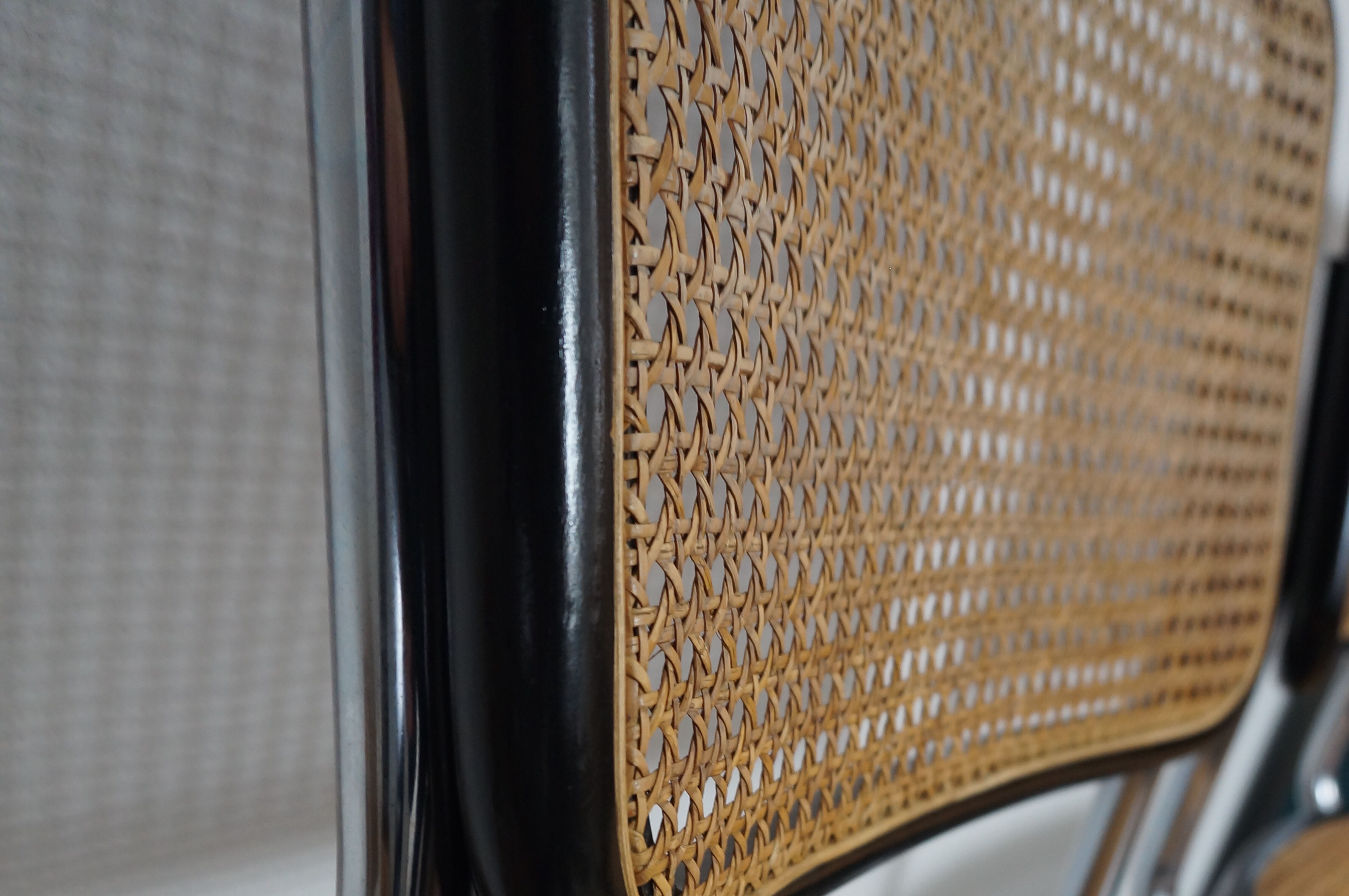 Pair of chairs canned, model b32 by Marcel Breuer