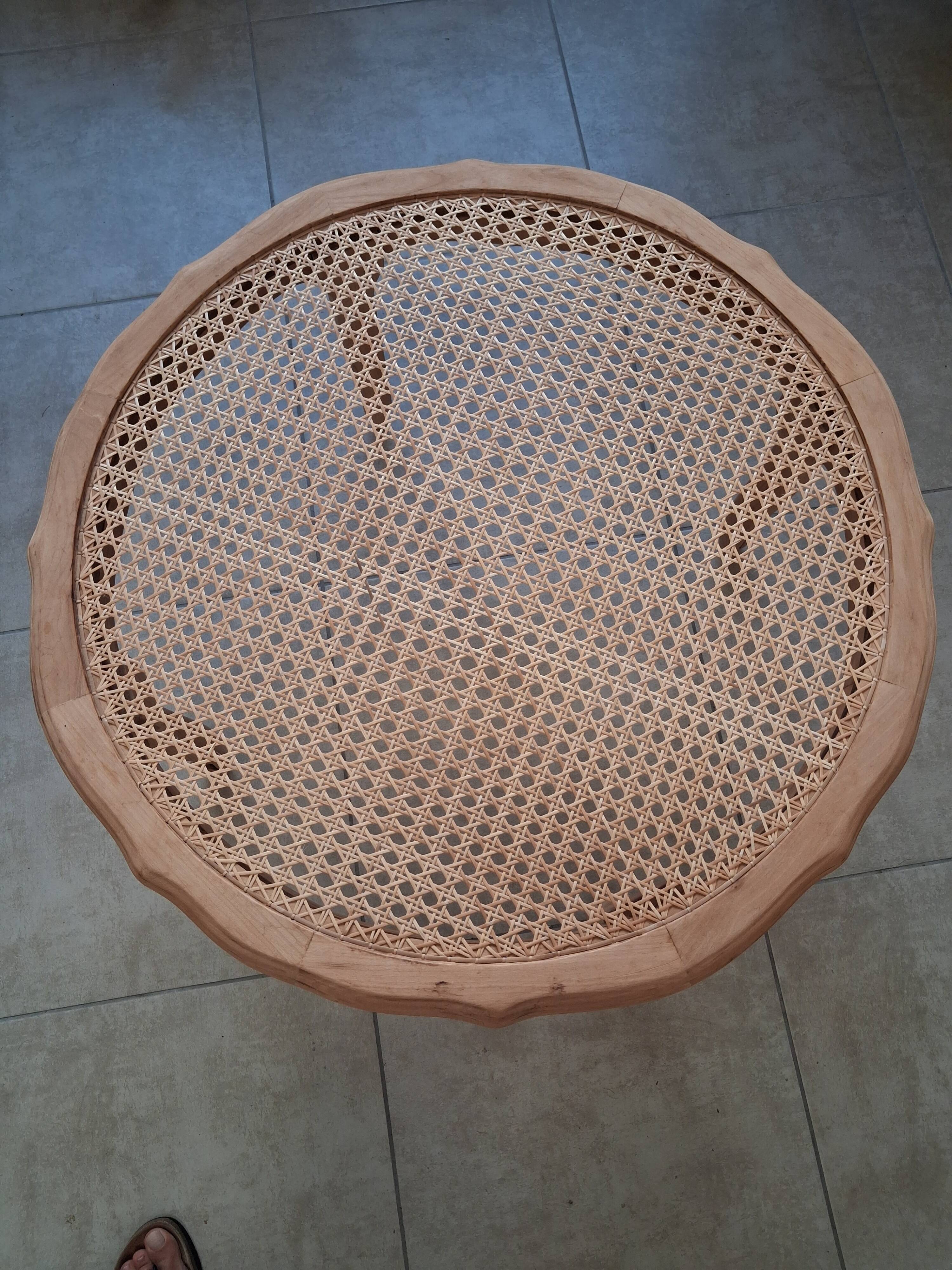 Table basse ronde salon