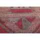 1970s Vintage Turkish Oushak Handmade Wool Cotton Pink Runner Rug 96x303