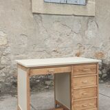 Restored fir desk