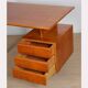 Vintage wooden desk by Bohumil Landsman, 1970