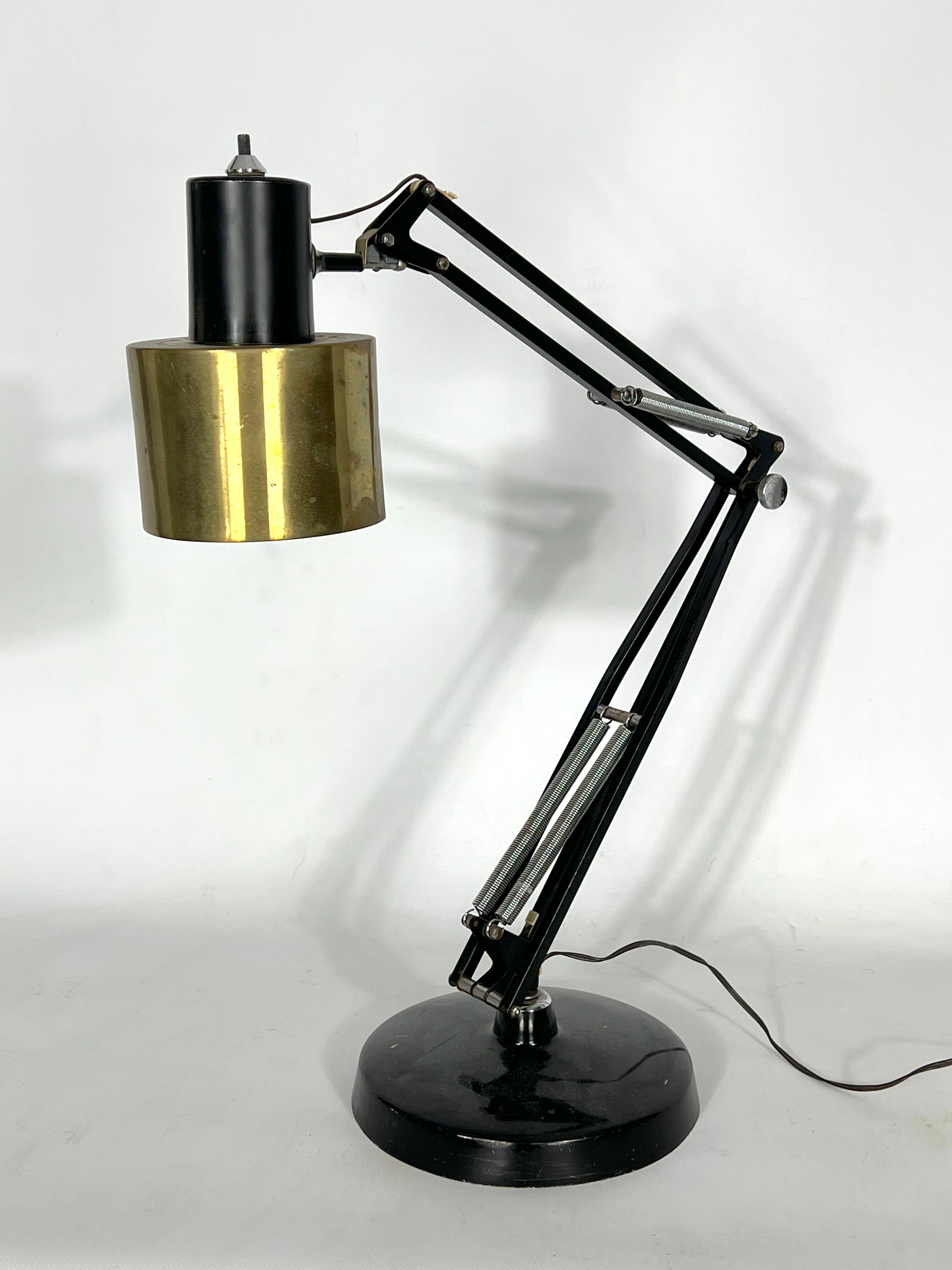 Jac Jacobsen, rare L2 Luxo table lamp from 50s