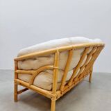Vintage rattan bamboo lounge sofa ‘Boho-style’