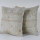 Set of 2 vintage Turkish cushion covers 41x41 cm