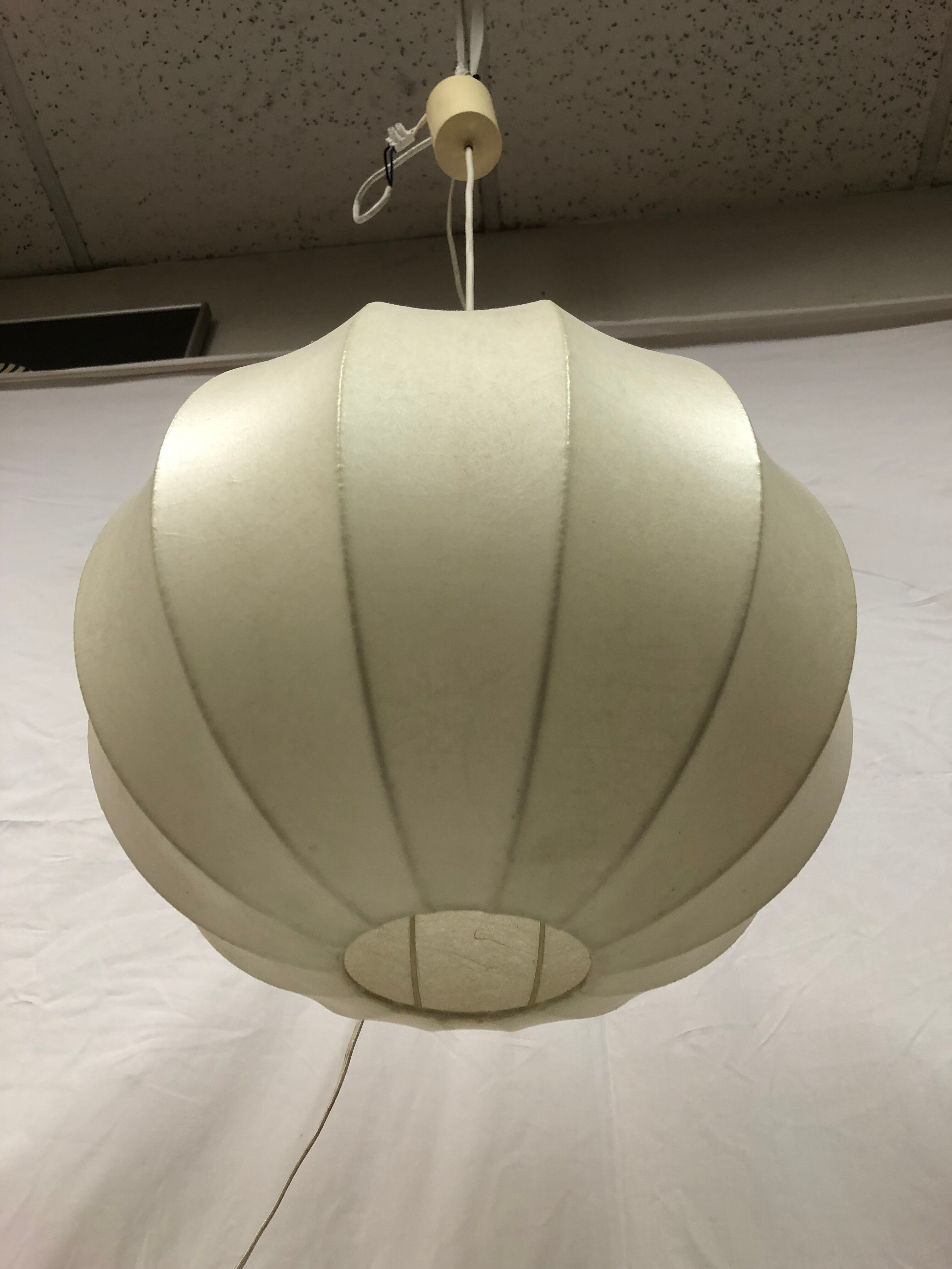 Cocoon hanging lamp Italian design 60